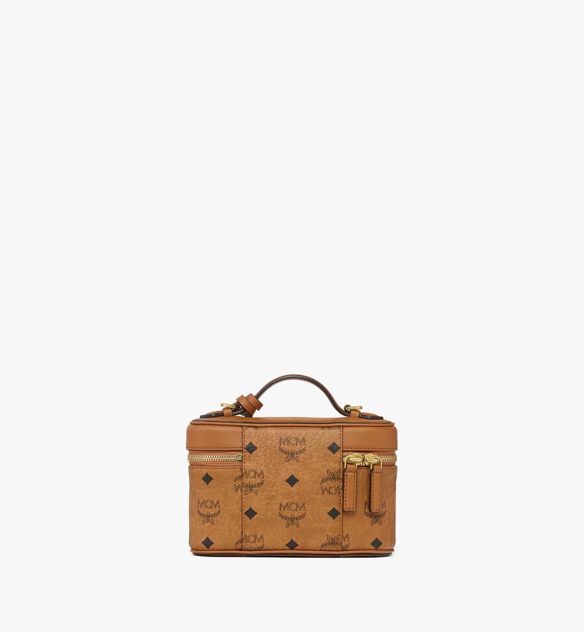  Túi Nữ MCM Aren Vanity Case 'Cognac' 