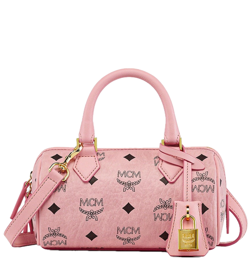  Túi Nữ MCM Ella Boston Bag 'Soft Pink' 