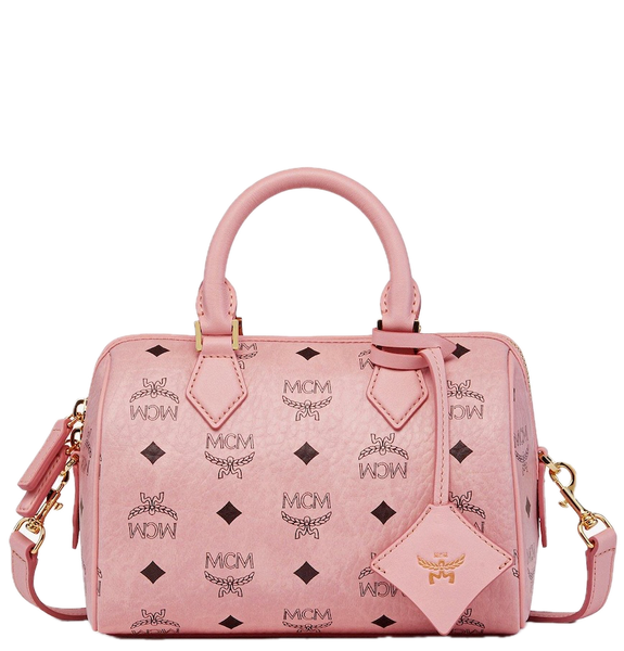  Túi Nữ MCM Ella Boston Bag 'Soft Pink' 
