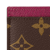  Ví Louis Vuitton Card Holder 'Brown Fuchsia' 