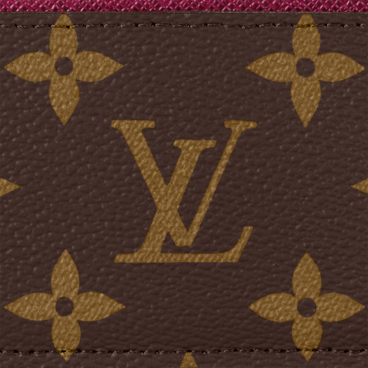  Ví Louis Vuitton Card Holder 'Brown Fuchsia' 