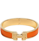  Vòng Tay Nữ Hermes Clic H 'Orange Gold' 