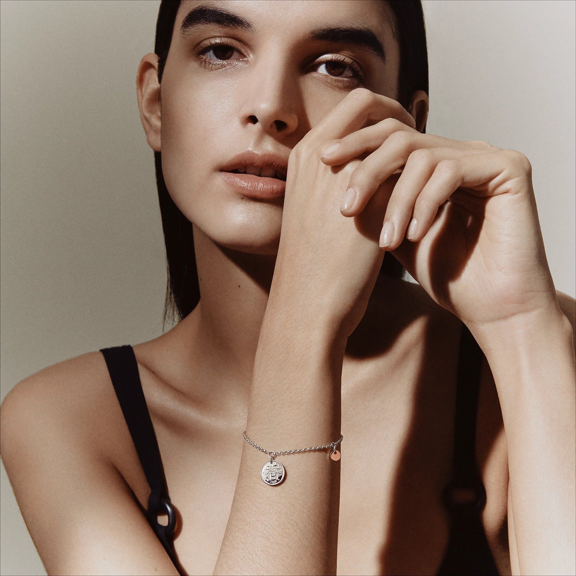  Vòng Tay Nữ Hermes Ex-Libris 'Silver' 