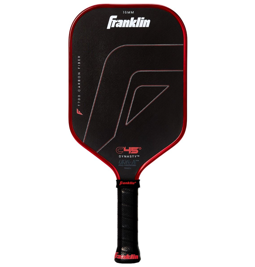  Vợt Pickleball Franklin C45° Carbon Fiber Paddle 'Red' 