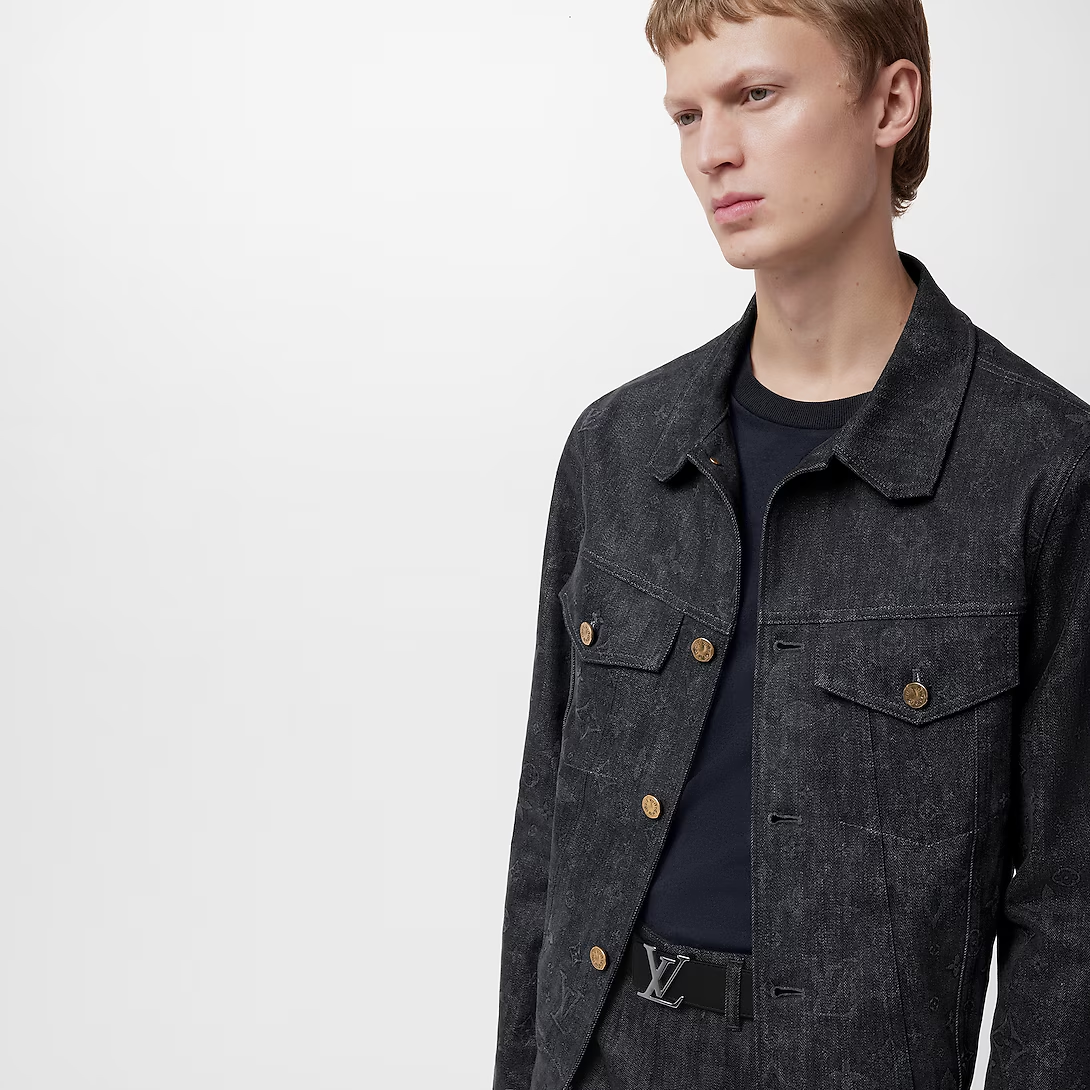  Thắt Lưng Nam Louis Vuitton Initiales  'Black' 