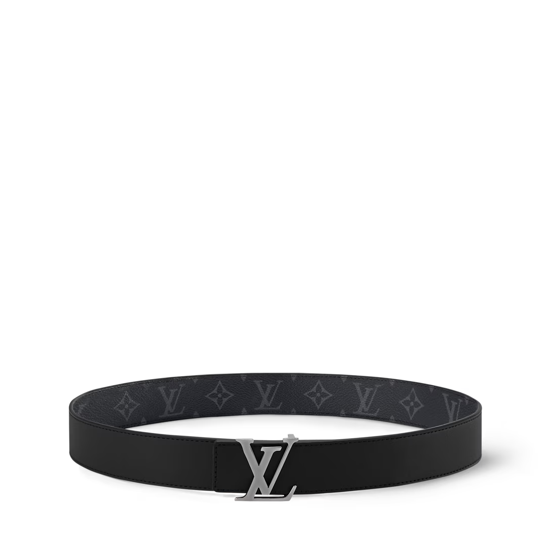  Thắt Lưng Nam Louis Vuitton Initiales 35mm 'Black' 