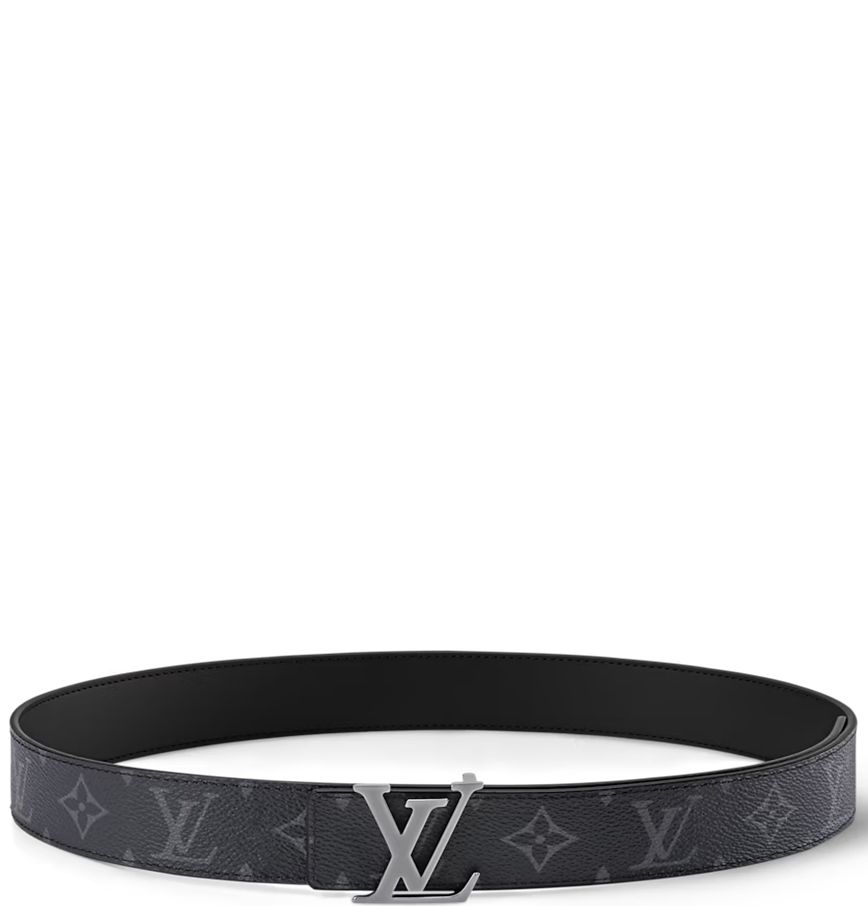  Thắt Lưng Nam Louis Vuitton Initiales 35mm 'Black' 