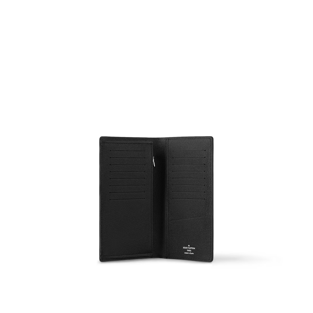  Ví Nam Louis Vuitton Customizable Brazza Wallet 'Black' 