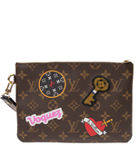  Túi Louis Vuitton Monogram City Pouch Patches Collection 'Brown' 