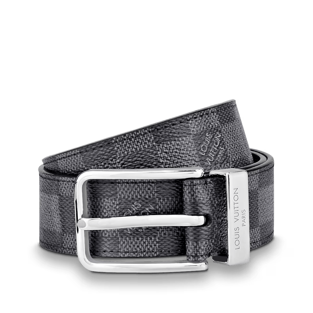 Thắt Lưng Nam Louis Vuitton Pont Neuf 35mm Belt 'Black' 