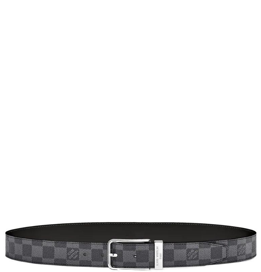  Thắt Lưng Nam Louis Vuitton Pont Neuf 35mm Belt 'Black' 