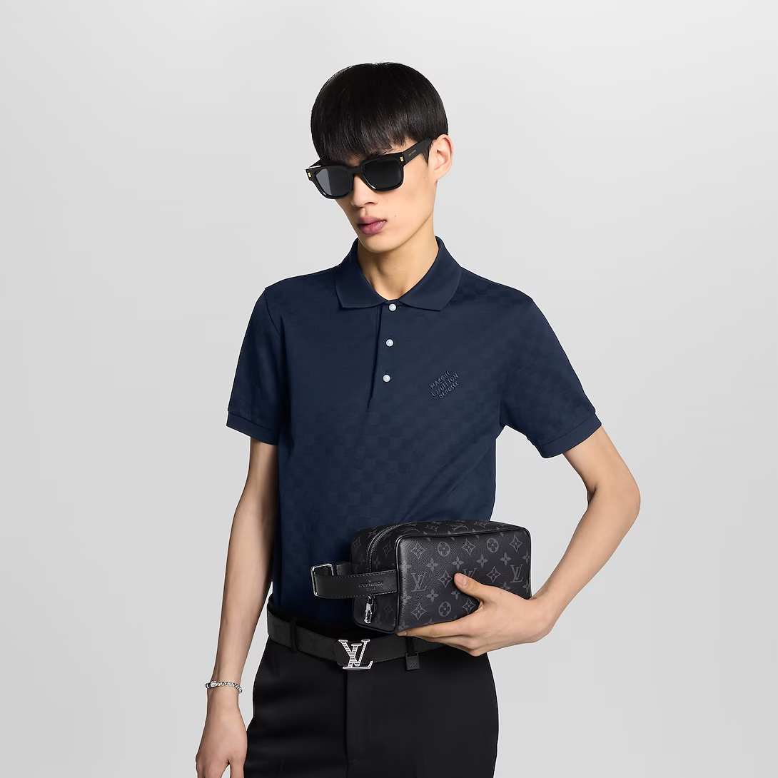  Túi Nam Louis Vuitton Trousse Toilette Locker Dopp 'Black' 