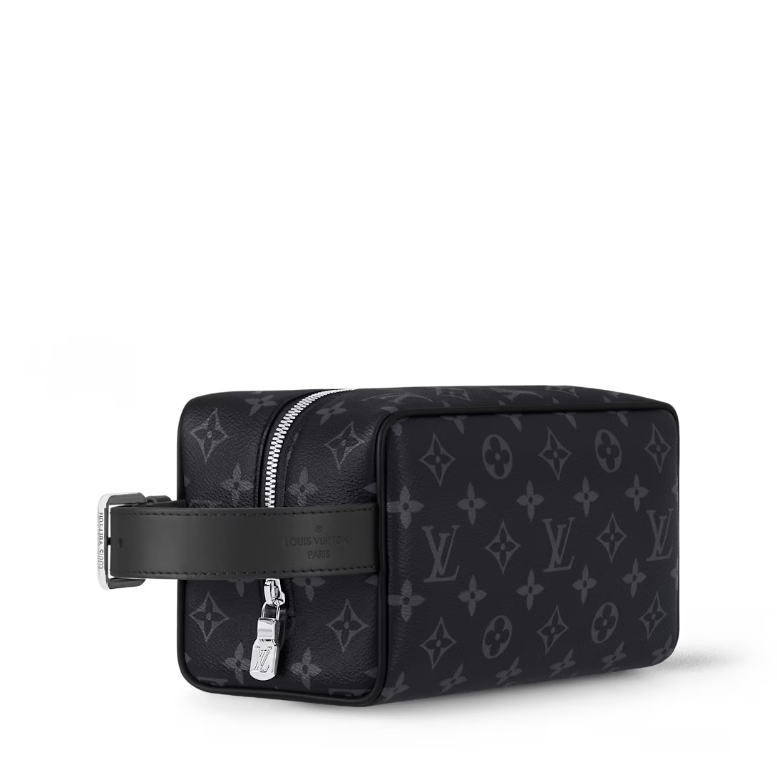  Túi Nam Louis Vuitton Trousse Toilette Locker Dopp 'Black' 