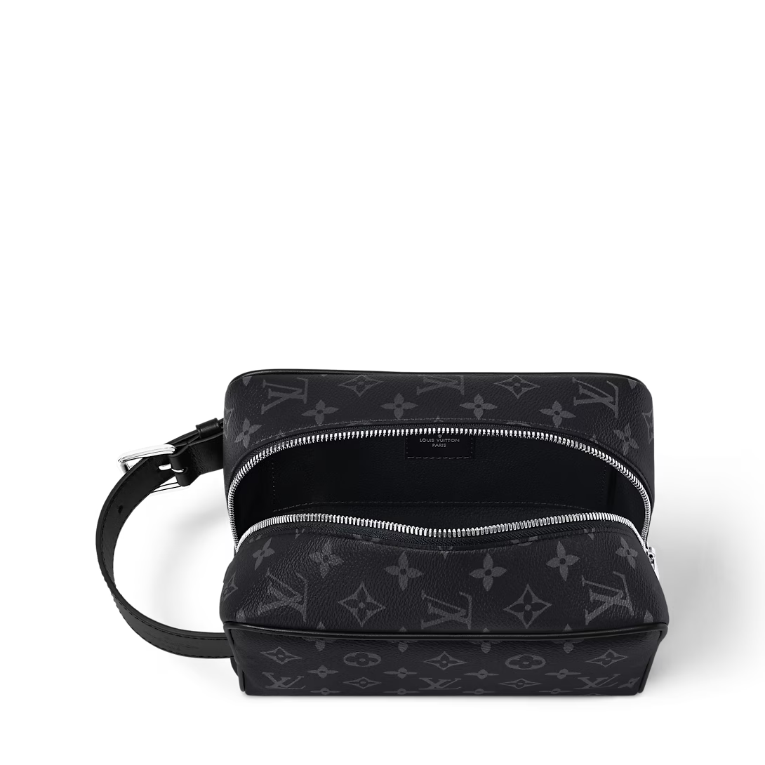  Túi Nam Louis Vuitton Trousse Toilette Locker Dopp 'Black' 