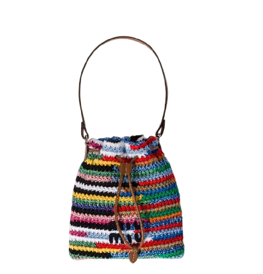 Túi Nữ Miu Miu Crochet Pouch 'Multicolored' 