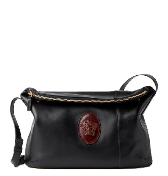  Túi Nữ Versace Lou Nappa Shoulder Bag 'Black' 