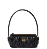  Túi Nữ Miu Miu Matelassé Nappa Leather Pouch 'Black' 