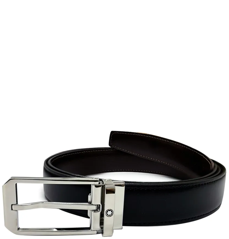  Thắt Lưng Nam MontBlanc Reversible Leather 'Black' 