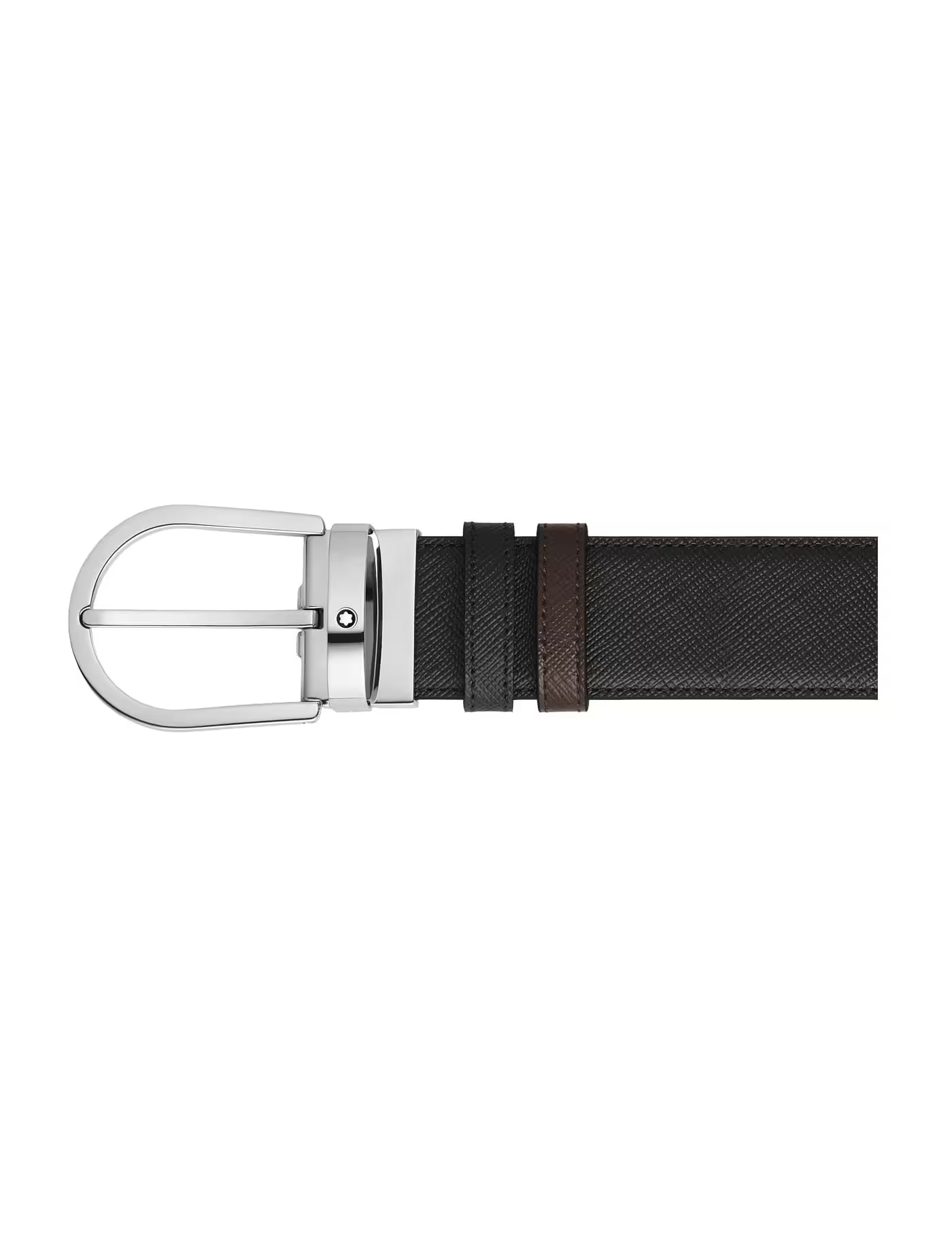  Thắt Lưng Nam MontBlanc Sartorial Horseshoe Leather 'Black' 