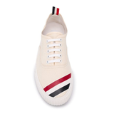  GIày Nam Thom Browne Cotton Canvas Diagonal Stripe 'Beige' 