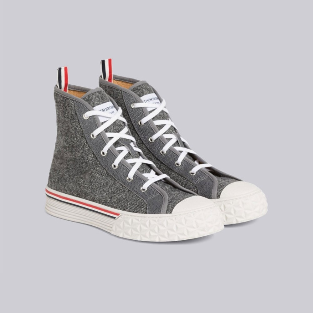  Giày Nam Thom Browne Donegal Collegiate High Top 'Grey' 