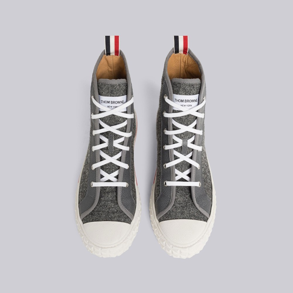 Giày Nam Thom Browne Donegal Collegiate High Top 'Grey' 
