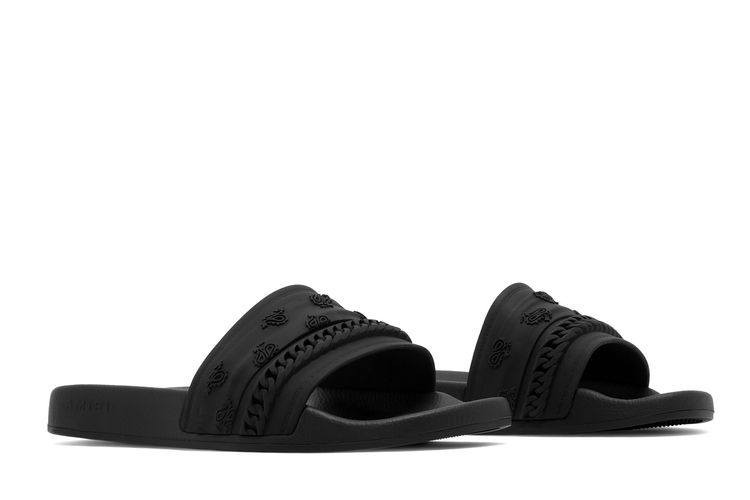  Dép Nam Amiri Bandana Chain Pool Slide 'Black Paisley' 