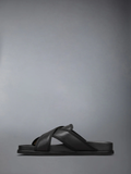  Dép Nam Thom Browne Leather Toe Ring Slide 'Black' 