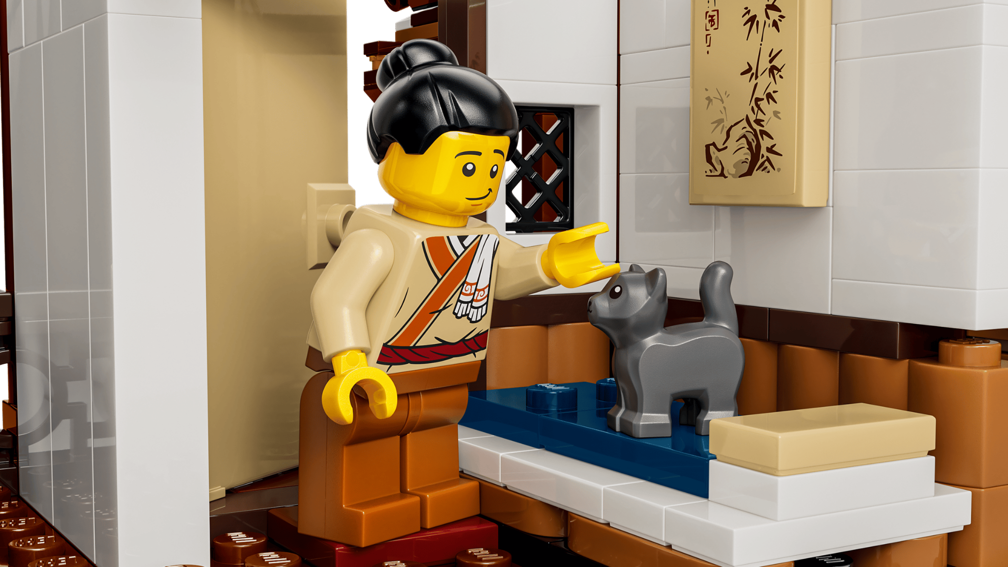  Mô Hình Lego Ancient Moon-Gazing Inn 