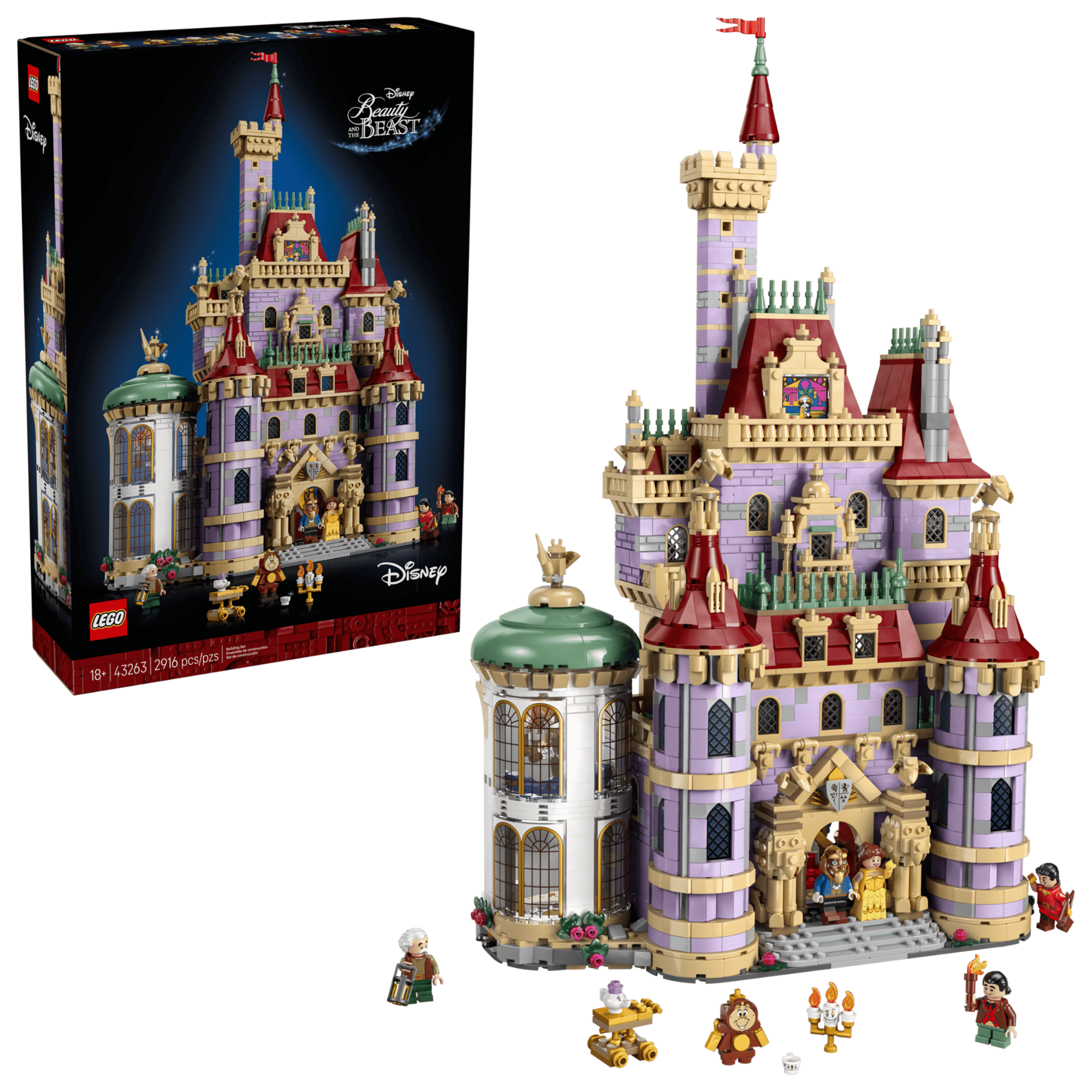  Mô Hình Lego Beauty and the Beast Castle 
