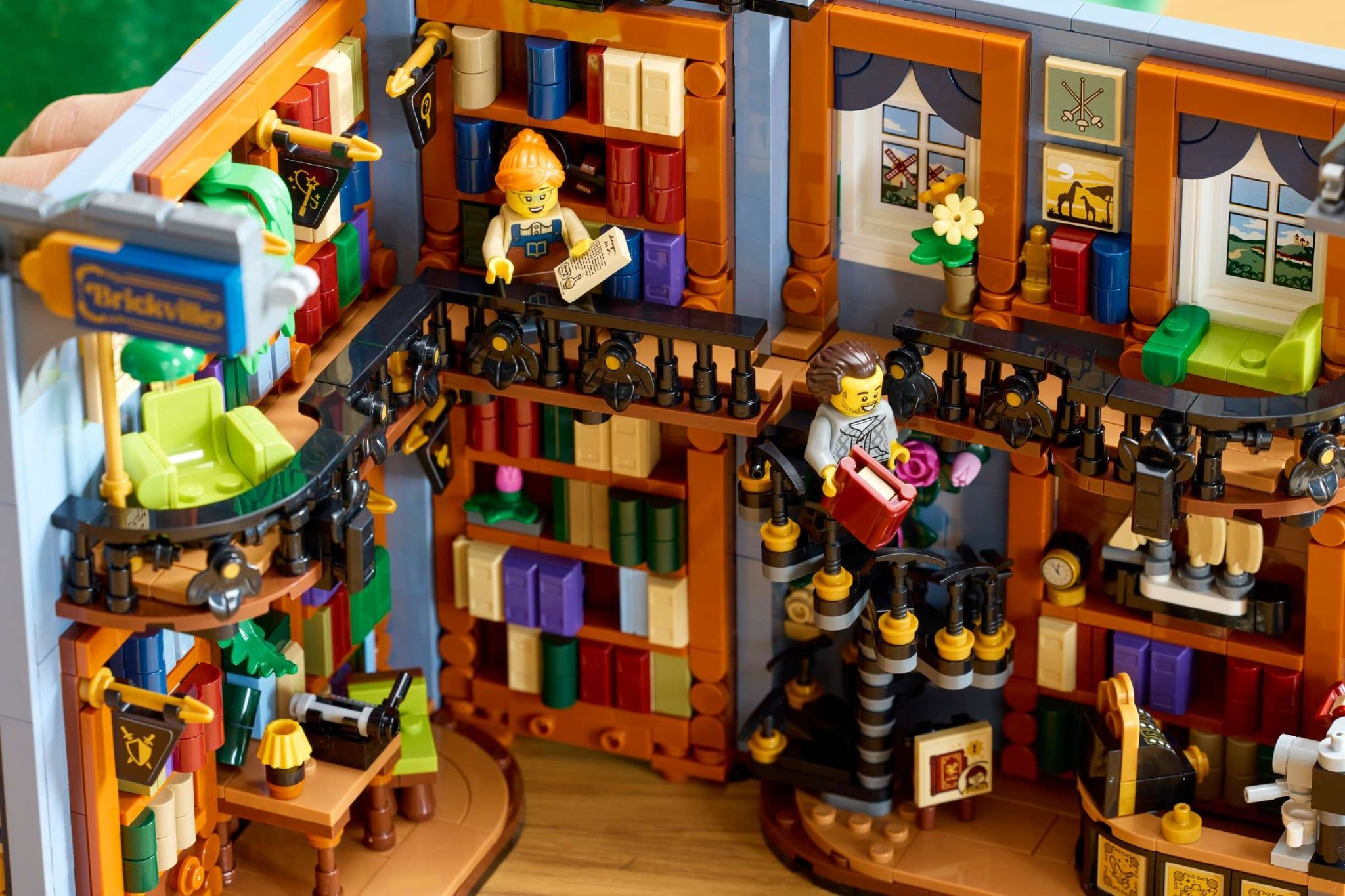  Mô Hình Lego Bookstore: Book Nook 