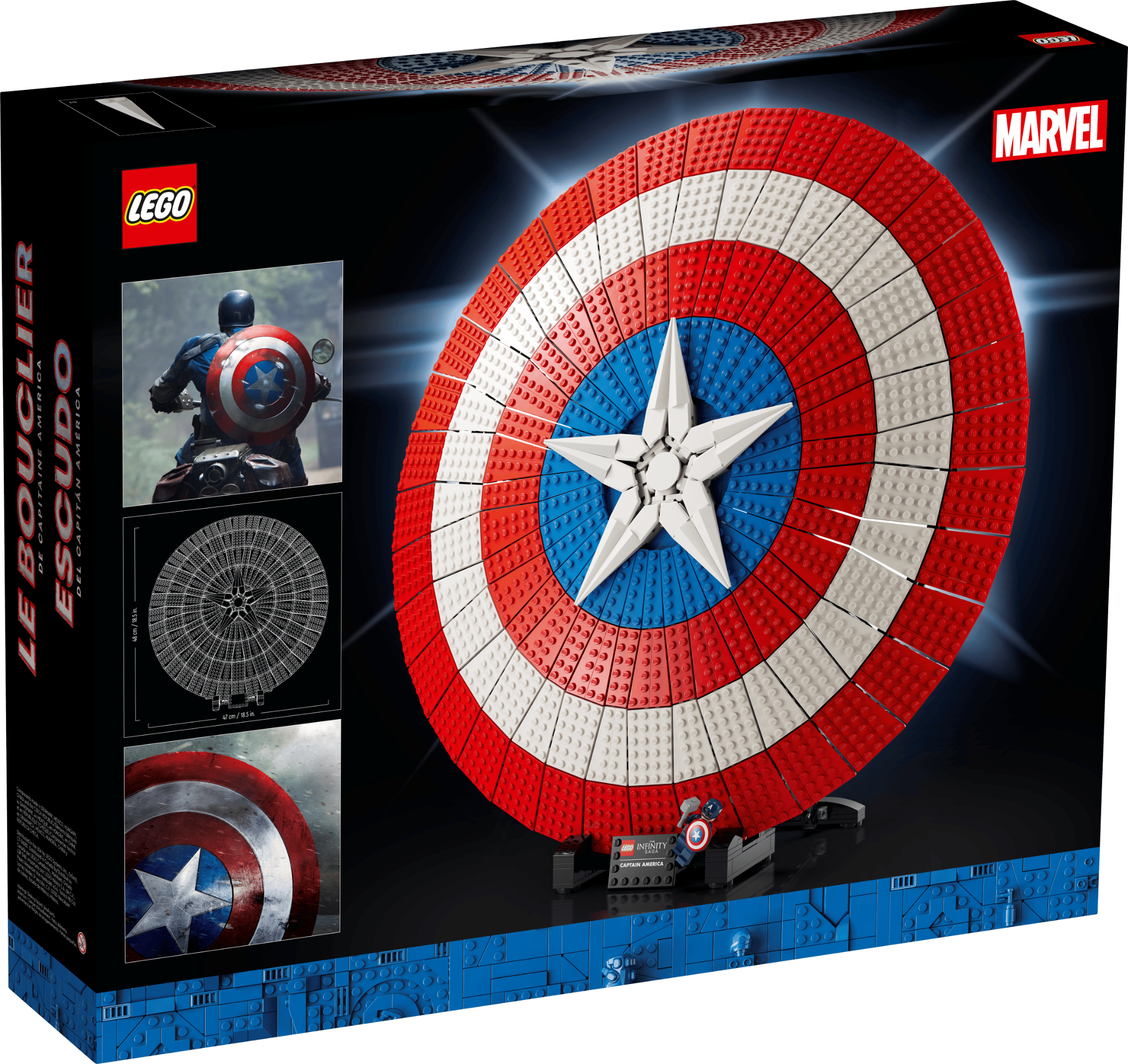  Mô Hình Lego Captain America's Shield 
