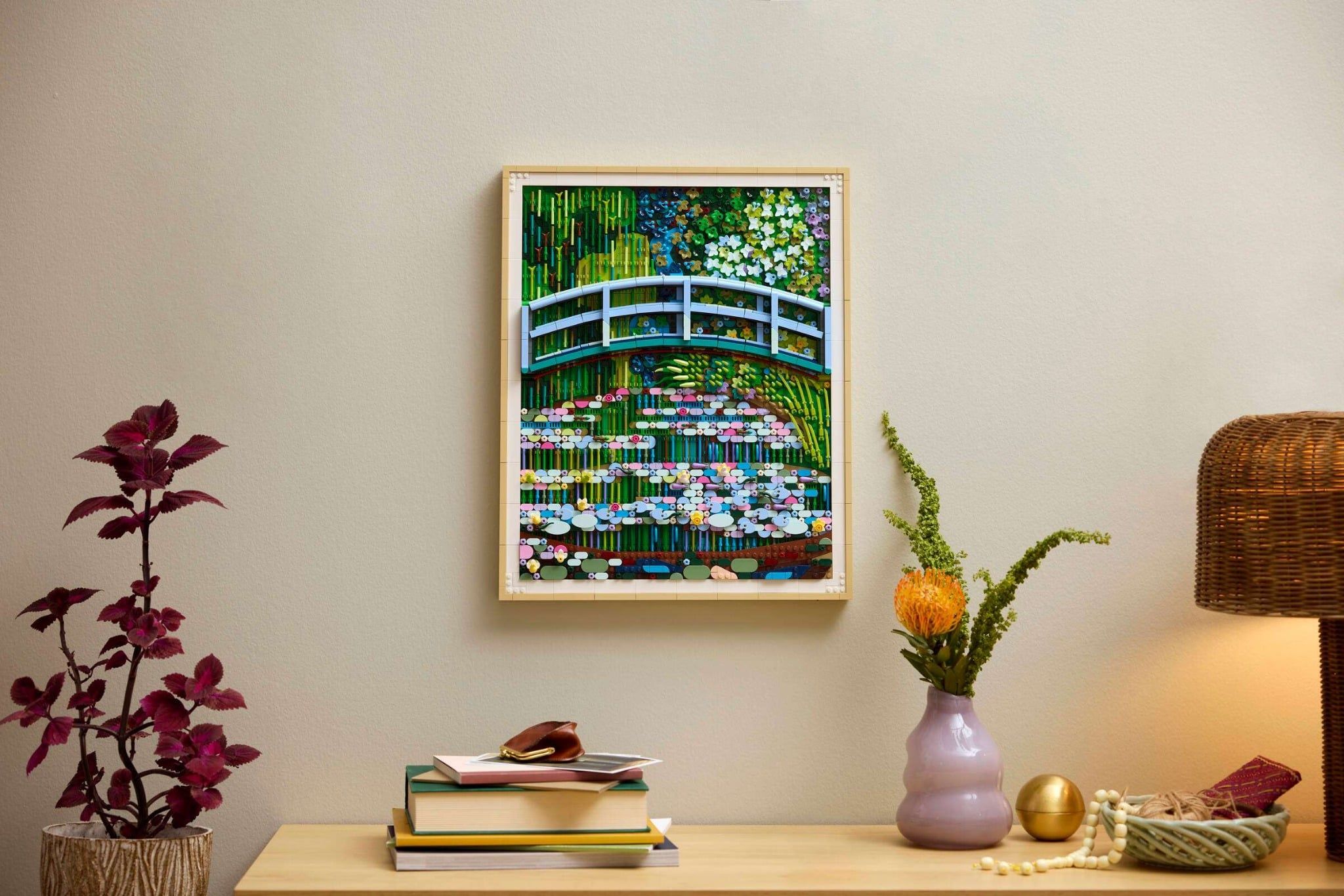  Mô Hình Lego Claude Monet – Bridge over a Pond of Water Lilies 