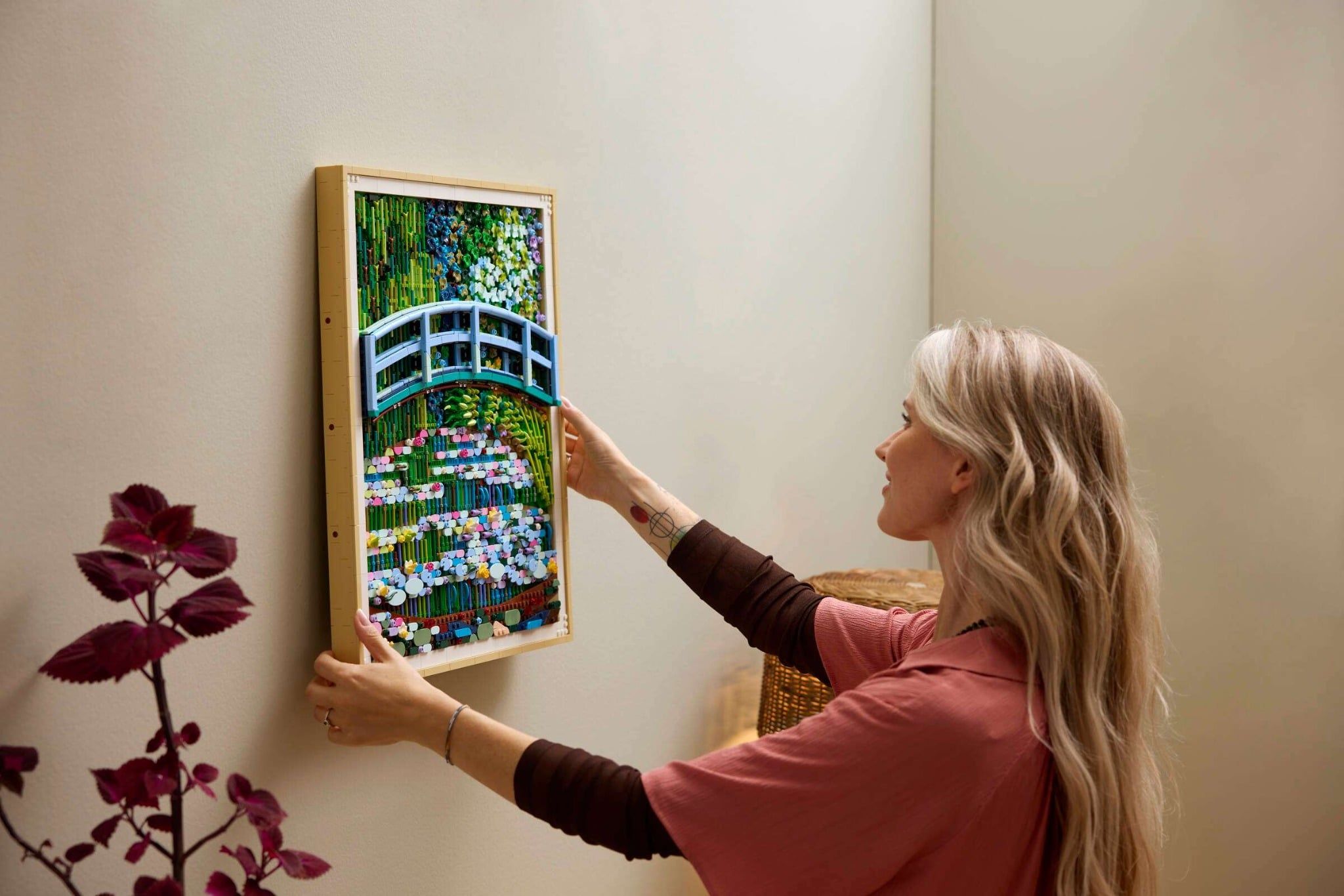  Mô Hình Lego Claude Monet – Bridge over a Pond of Water Lilies 