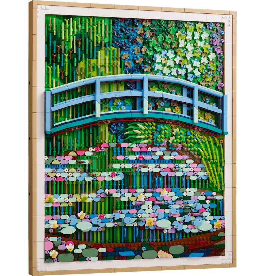  Mô Hình Lego Claude Monet – Bridge over a Pond of Water Lilies 