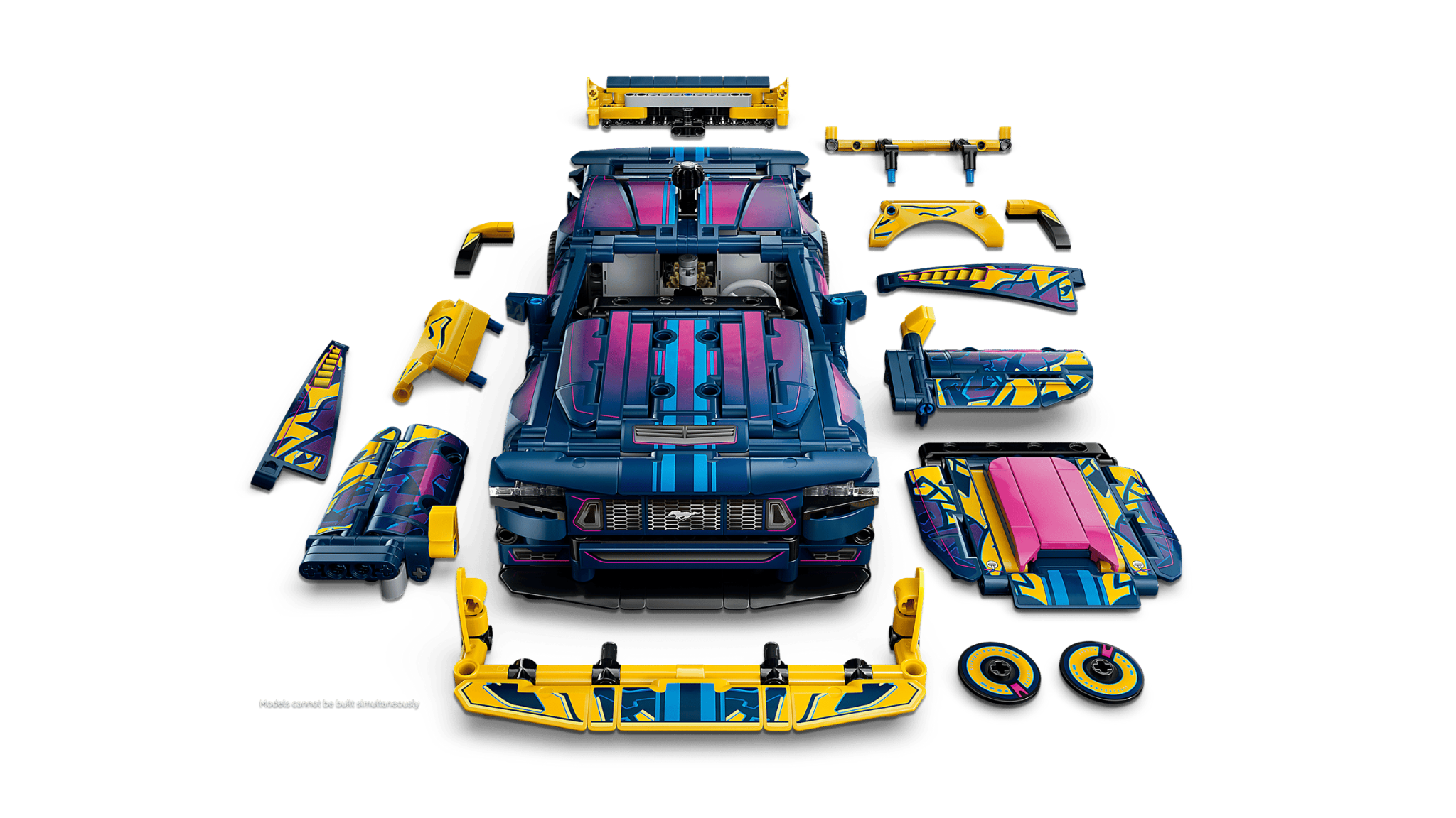  Mô Hình Lego Custom Garage Ford Mustang GT Car 