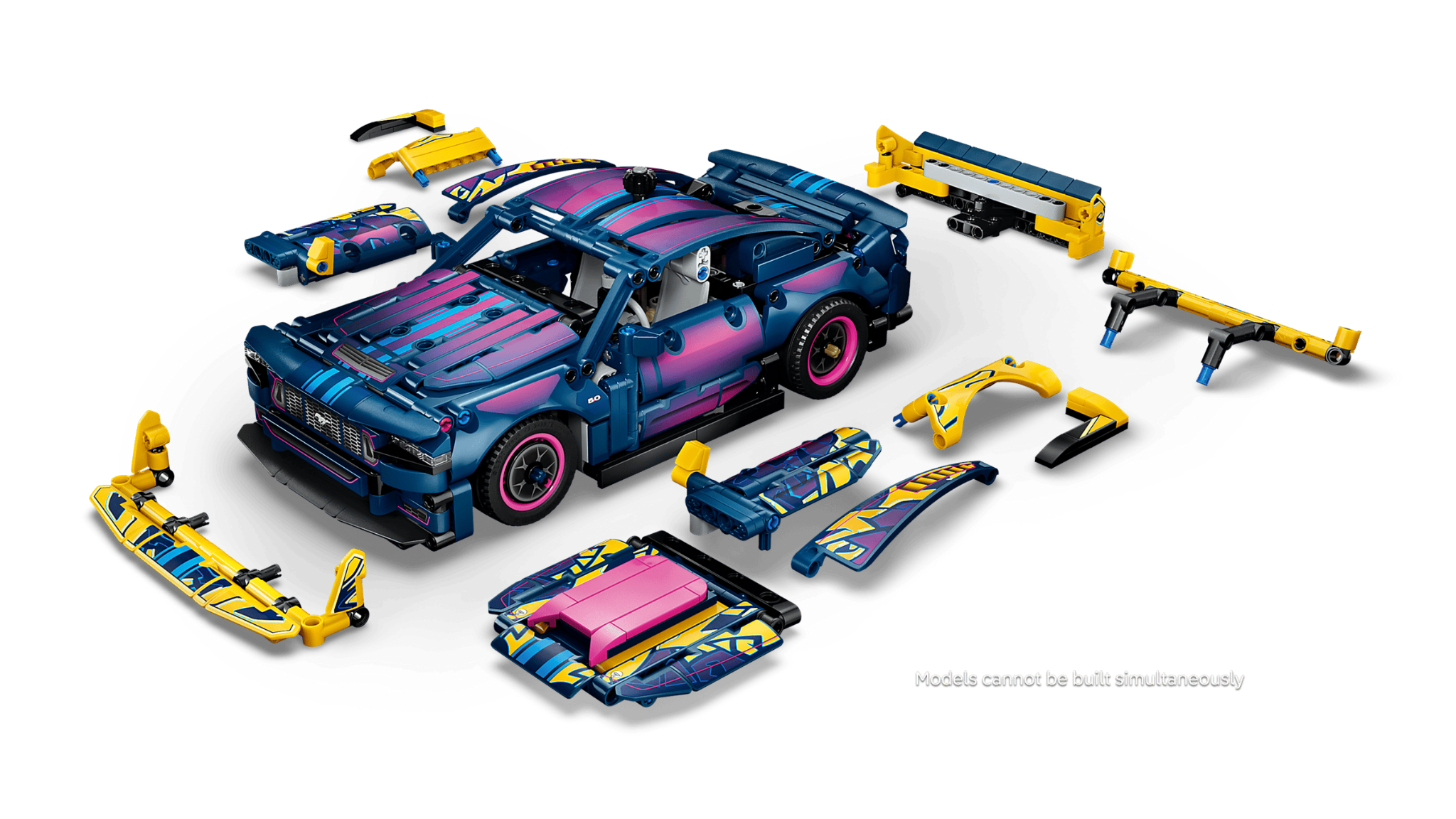  Mô Hình Lego Custom Garage Ford Mustang GT Car 