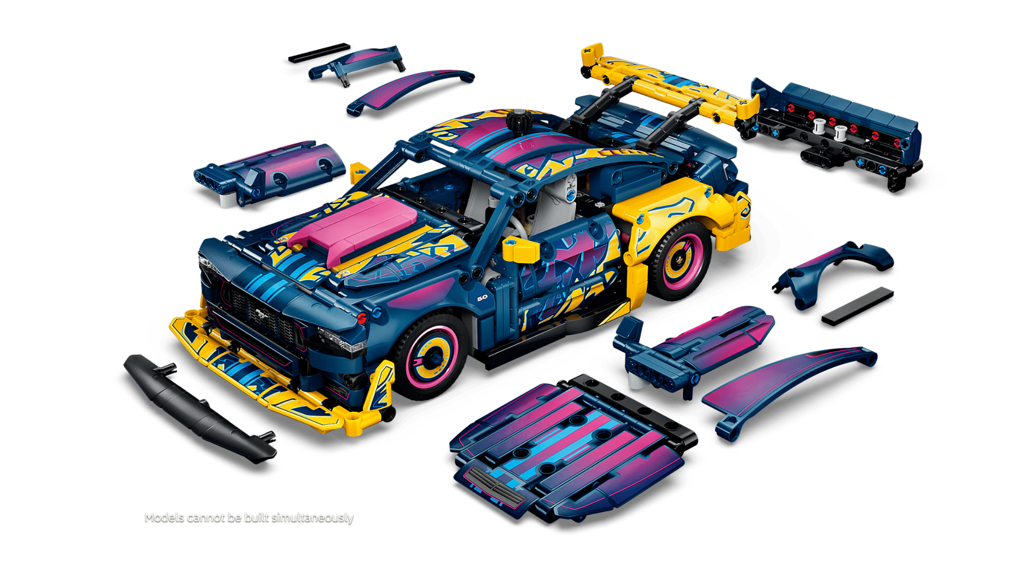  Mô Hình Lego Custom Garage Ford Mustang GT Car 