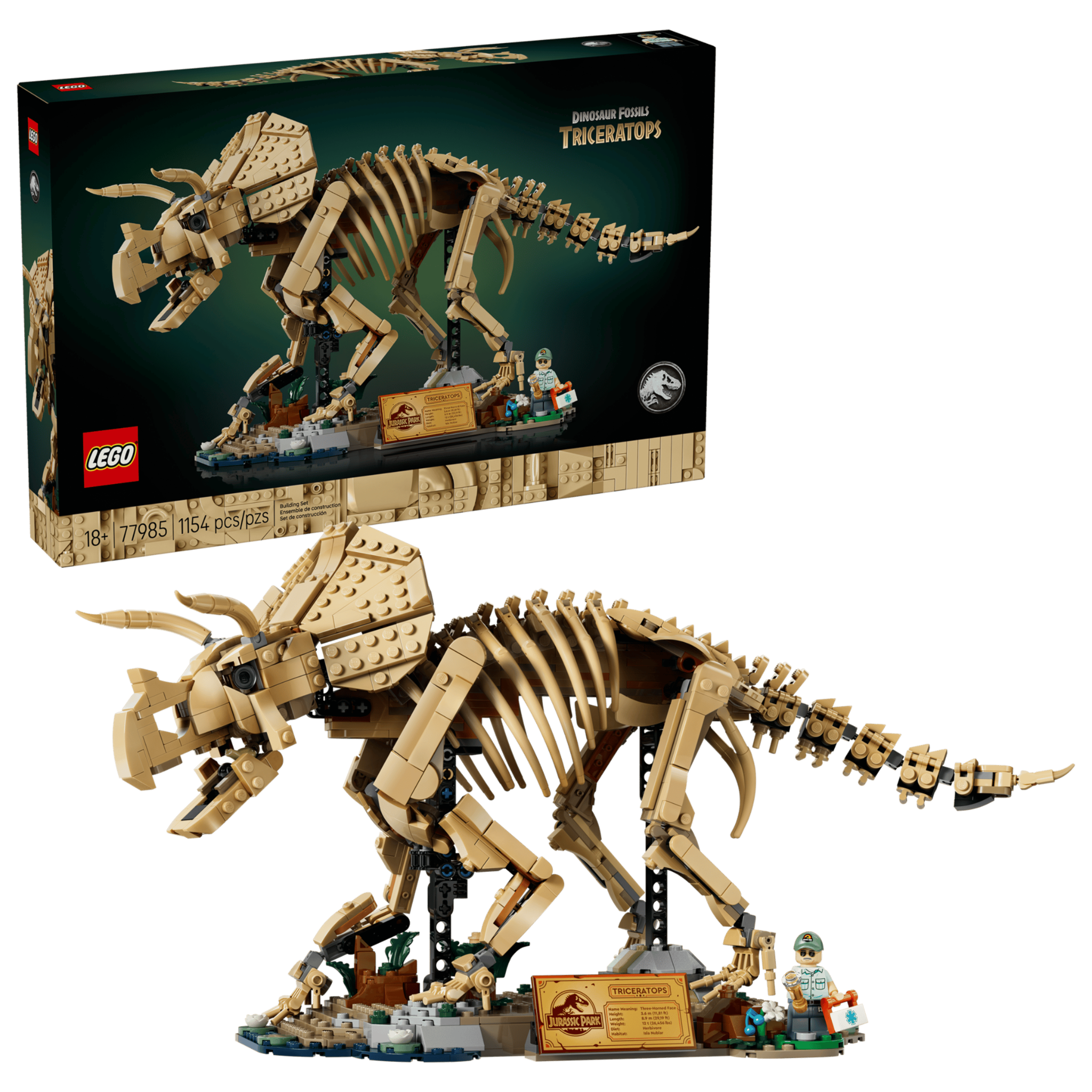  Mô Hình Lego Dinosaur Fossils: Triceratops 