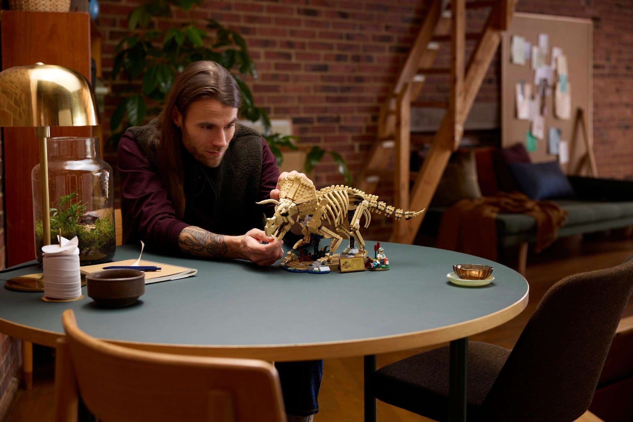  Mô Hình Lego Dinosaur Fossils: Triceratops 