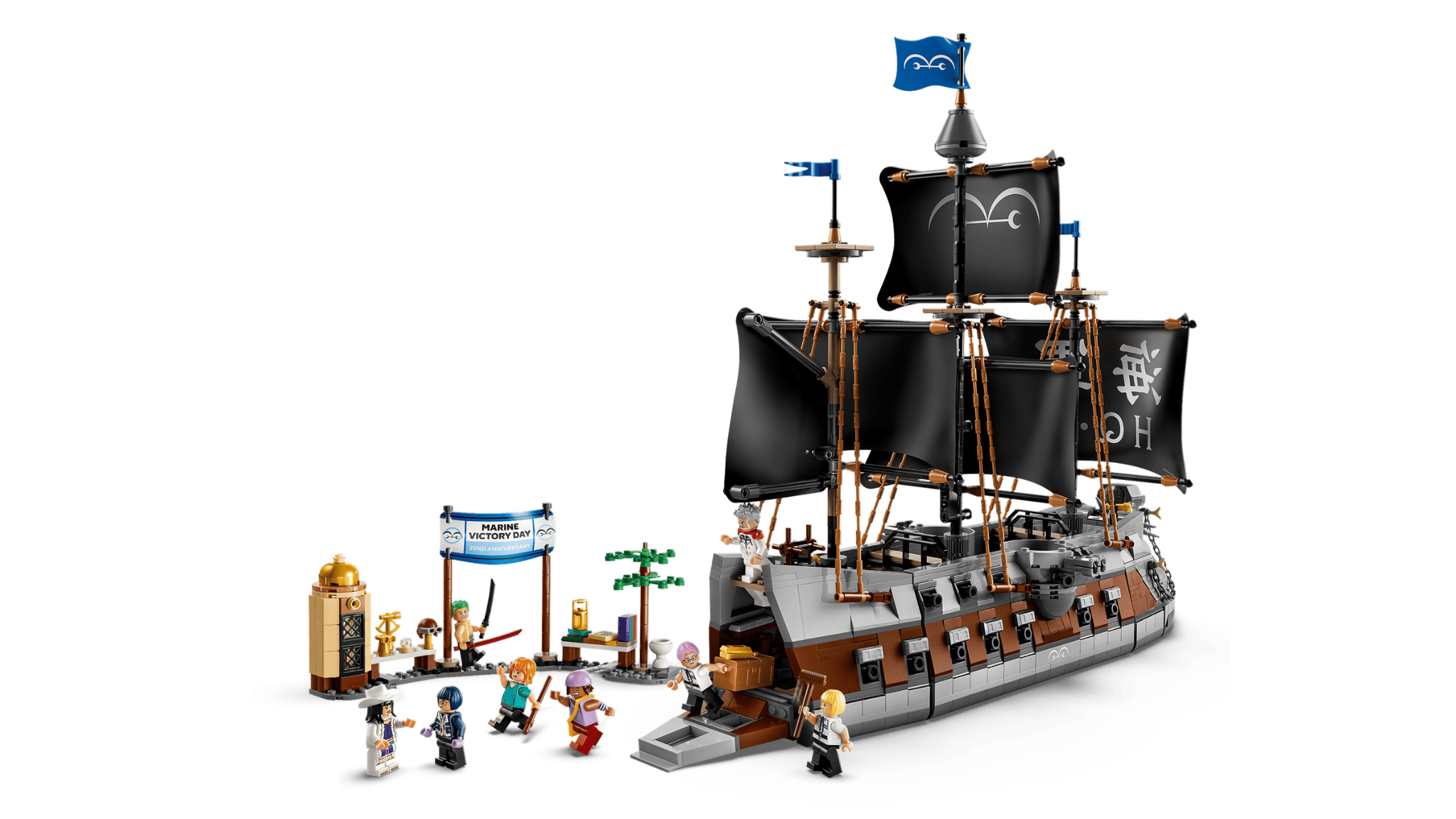  Mô Hình Lego Garp's Marine Battleship 