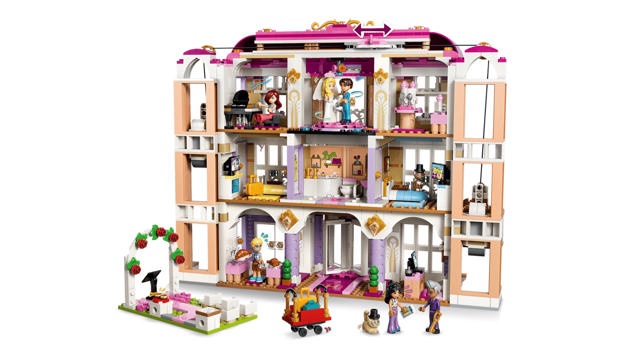  Mô Hình Lego Heartlake City Grand Hotel 