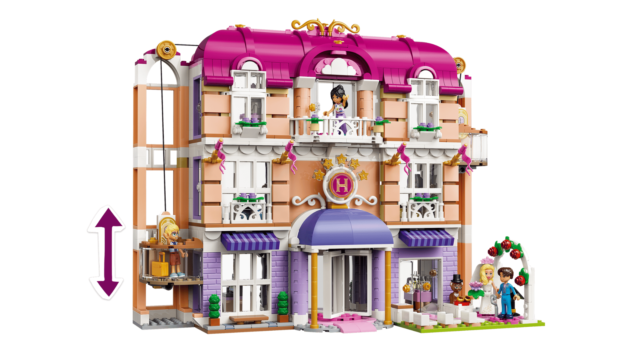  Mô Hình Lego Heartlake City Grand Hotel 
