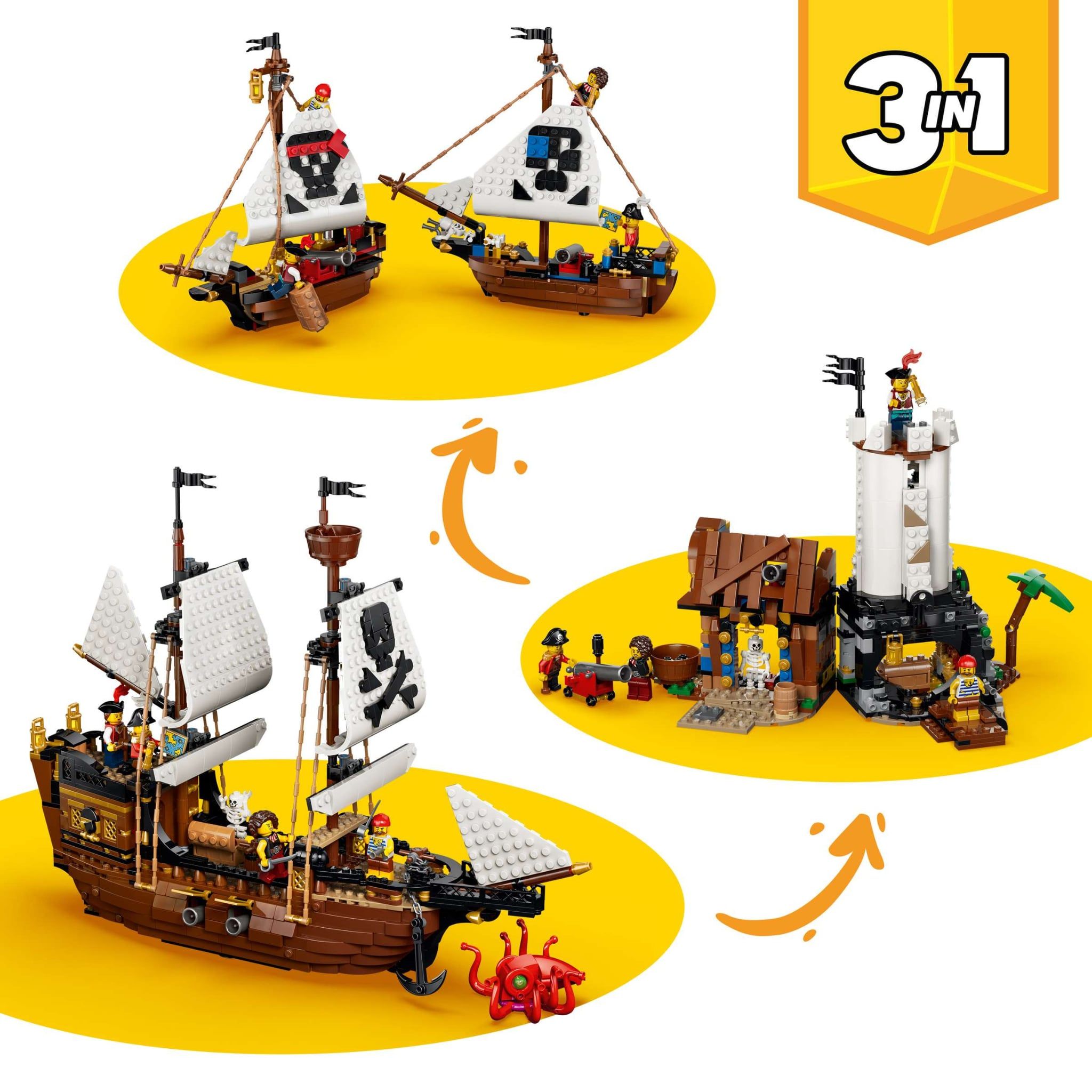  Mô Hình Lego Iconic Pirate Ship 