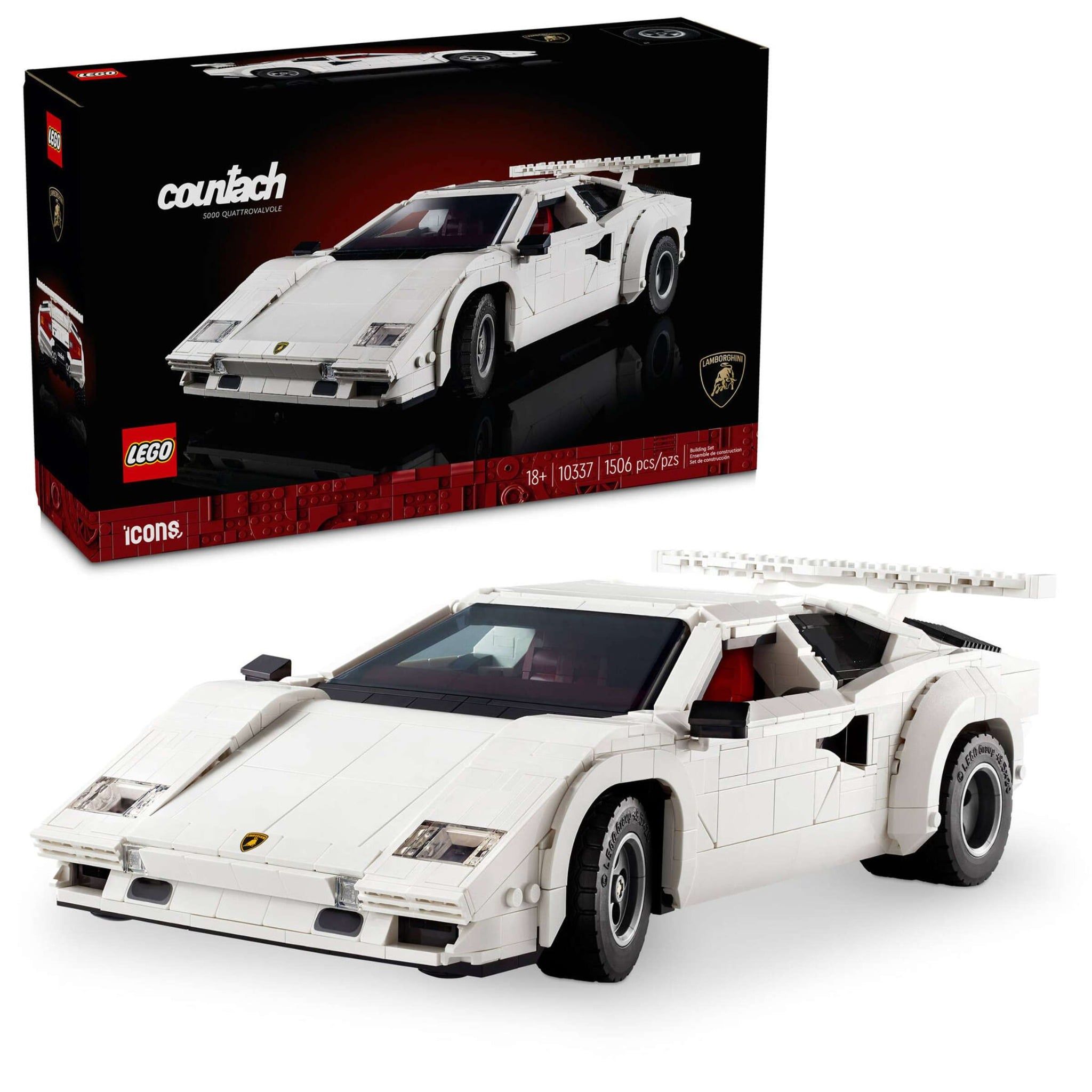  Mô Hình Lego Lamborghini Countach 5000 Quattrovalvole 
