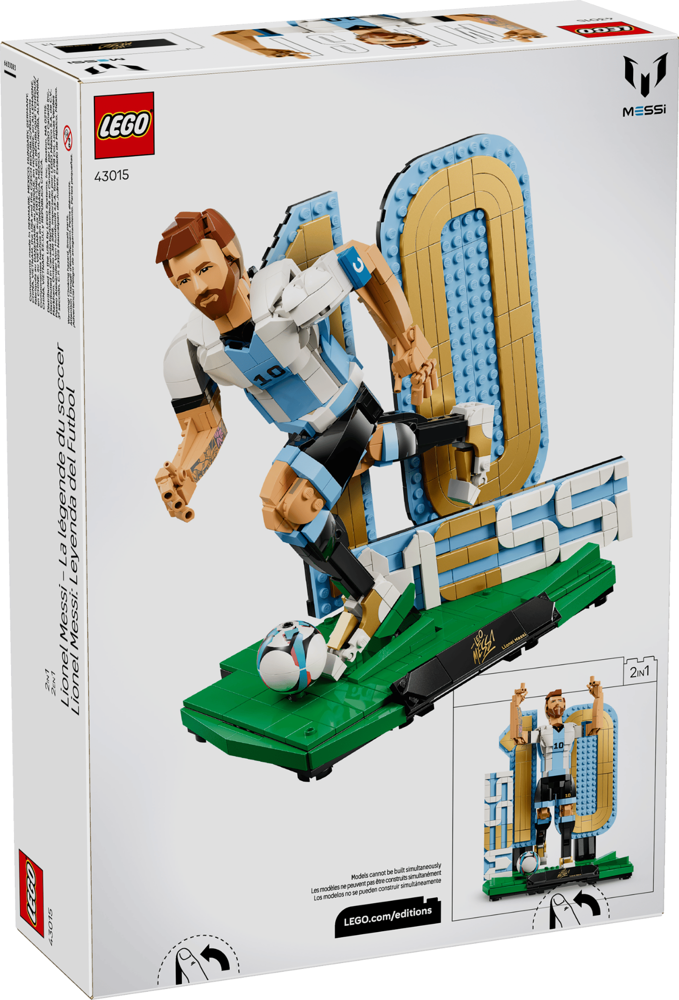  Mô Hình Lego Lionel Messi Soccer Legend 