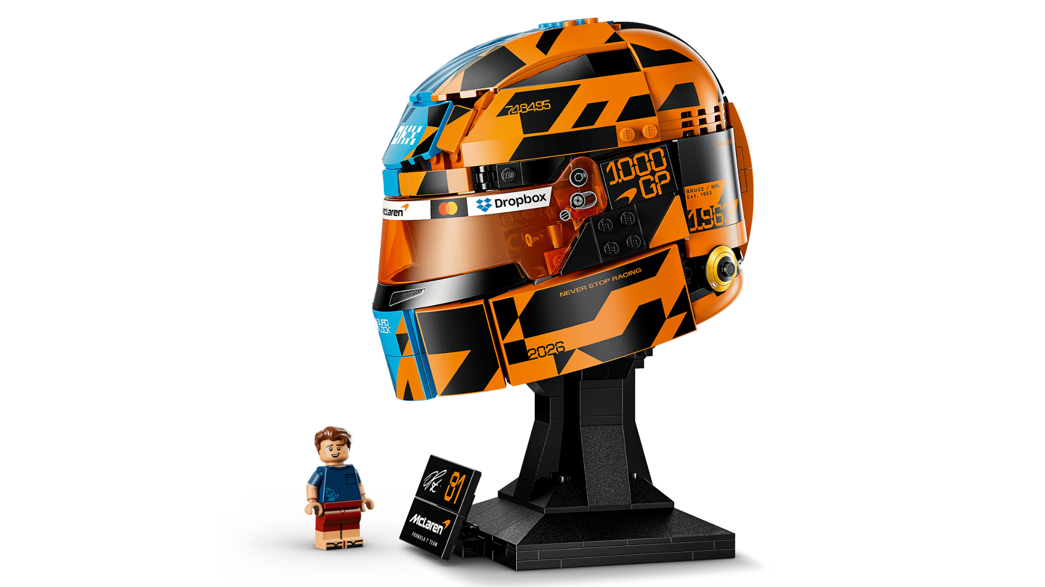  Mô Hình Lego McLaren Mastercard F1® Team Oscar Piastri Helmet 