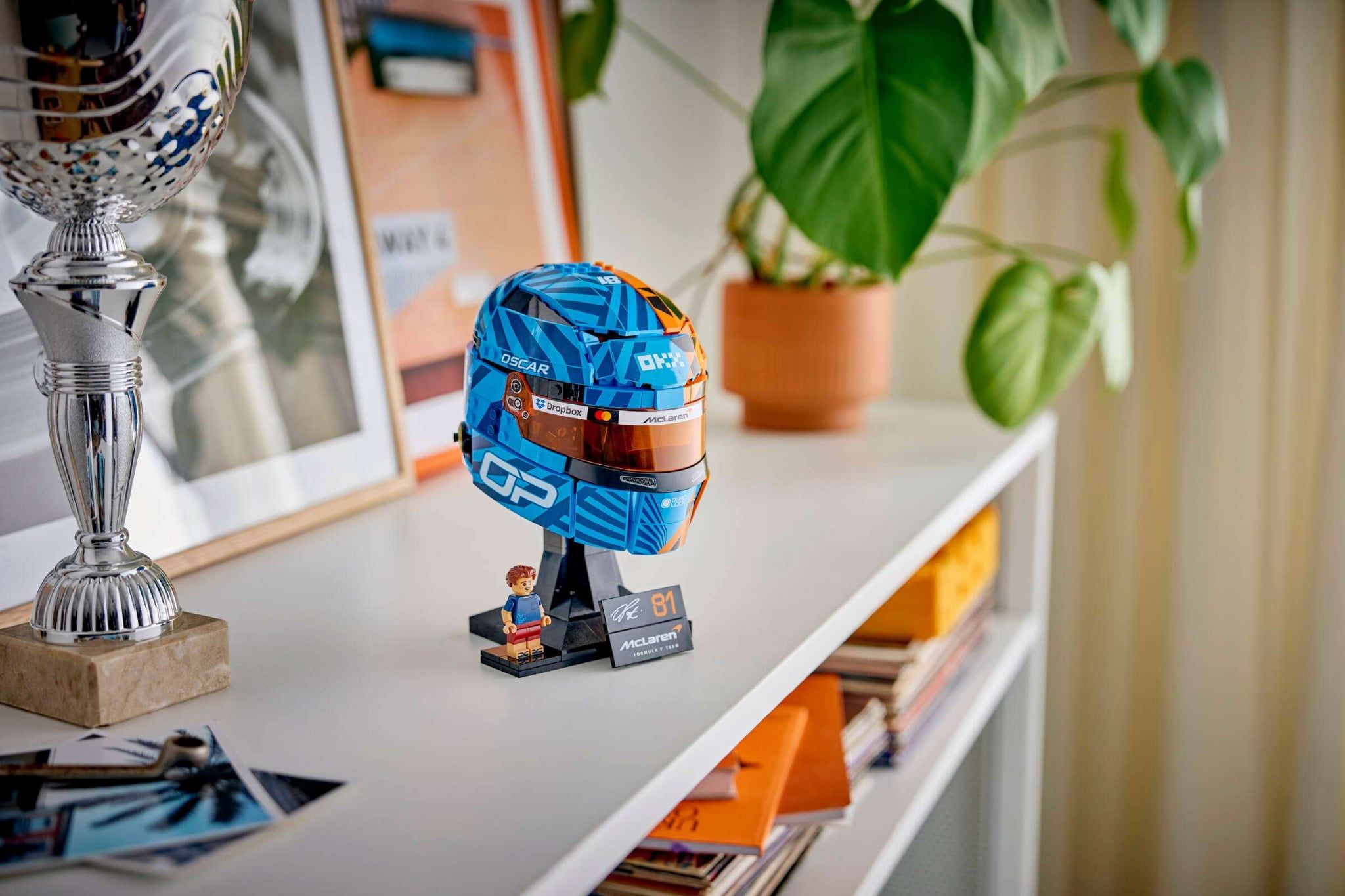  Mô Hình Lego McLaren Mastercard F1® Team Oscar Piastri Helmet 