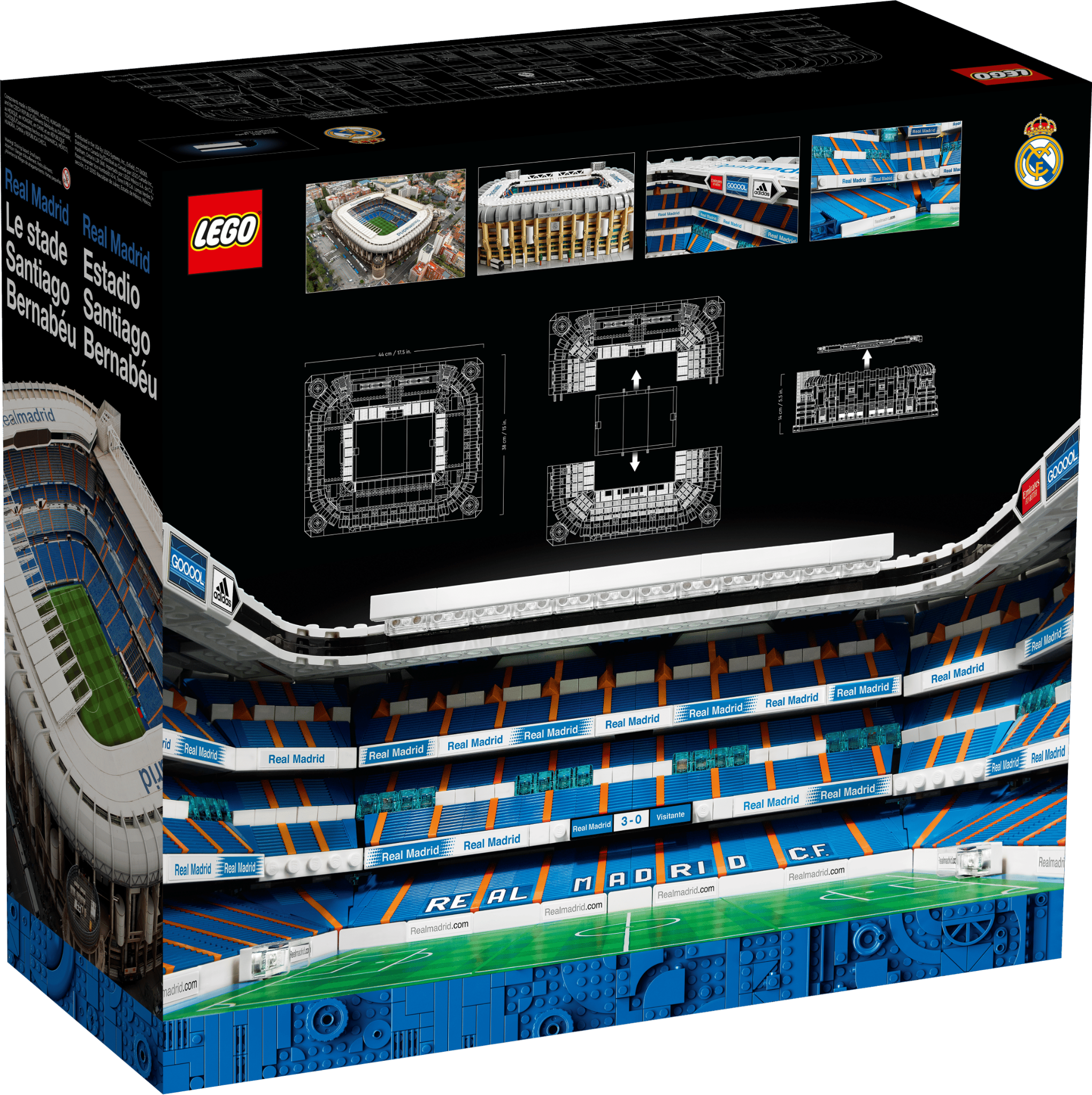  Mô Hình Lego Real Madrid – Santiago Bernabéu Stadium 