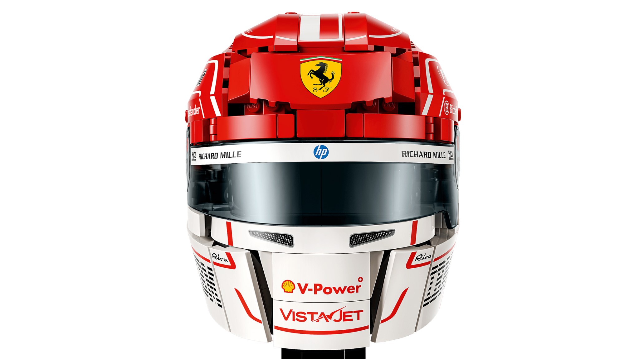  Mô Hình Lego Scuderia Ferrari HP Charles Leclerc Helmet 